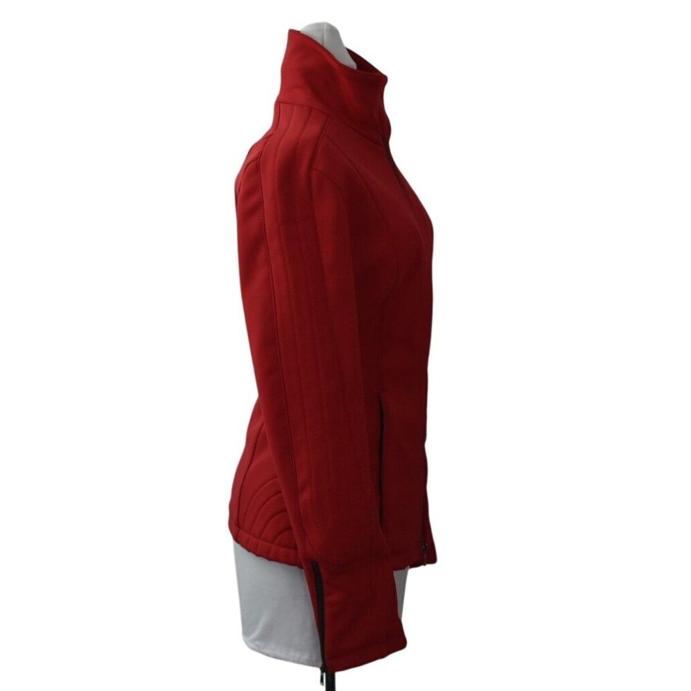 Post Card Womens Red Ski Jacket Size 10 Full Zip Padded Winter - Picture 10 of 10